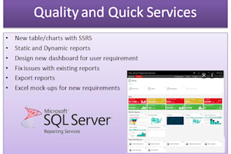 design and develop efficient ssrs reports