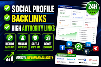 do social profile backlinks for website SEO