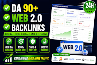 make da 90 plus web 2 0 backlinks