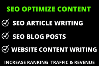 be SEO content writer, website content writer, blog post writing article writing