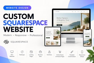 design a custom squarespace website for your business