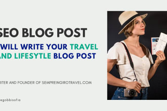 write travel and lifestyle blog post
