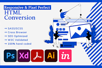 do psd to html, xd to html, figma to html, sketch to html