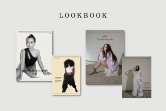 design high resolution fashion lookbook and linesheet