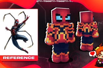 make the best and high quality minecraft skins you want