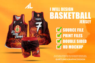 design sublimation basketball jersey