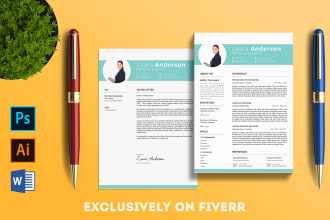 design professional resume, cv and cover letter