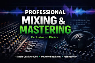 professional audio mixing and mastering for your song