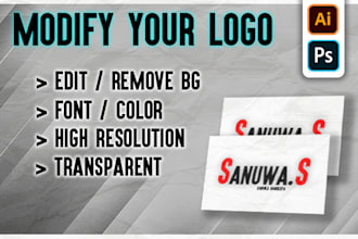 change logo image color, font, background, rosolution, size