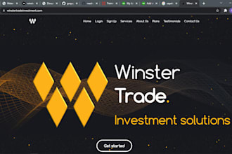 build a website for you