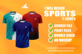 design sublimation sports t shirt