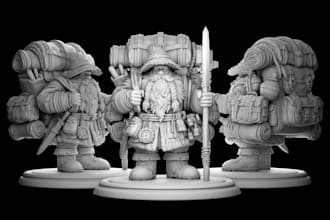 cleanup ai generated 3d models for 3d printing and casting