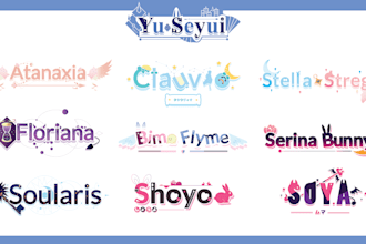 design a logo for vtuber and streamer