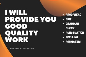 check grammar, correct text, and proofread your documents