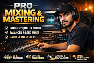professionaly mix and master your songs