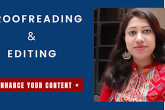 proofread and edit any content