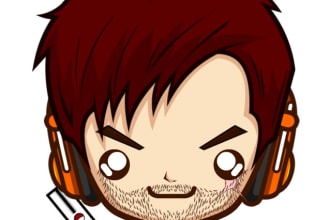 chibi, logo et emote personnaliser