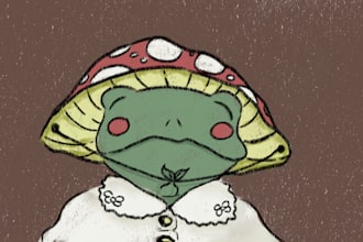 draw amazing frog icons and illustrations