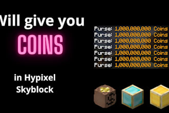 give you coins in hypixel skyblock