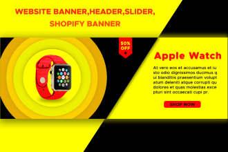 design website banner, shopify header, e commerce store slider, hero image