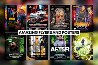 design party, event flyers, birthday, dj, nightclub, and motion flyers