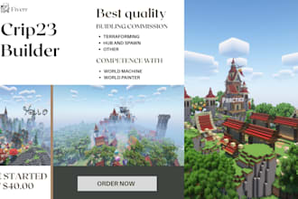 build hubs and spawns for your server minecraft
