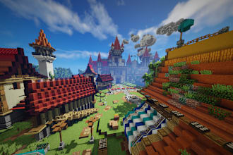 build hubs and spawns for your server minecraft