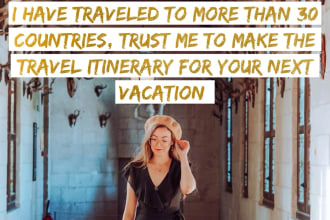 plan an itinerary for you