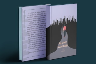 design comic createspace KDP kindle book cover illustration