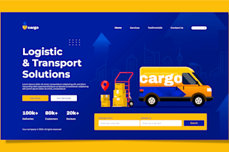 make standard logistics, cargo, trucking and courier website