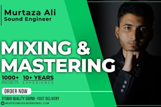 professionally mix and master your music song, naat, noha, or islamic kalam