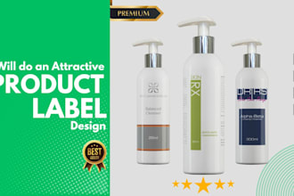 do an attractive product label design