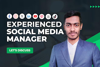be your social media marketing manager and content creator