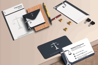 create professional business card, stationery design