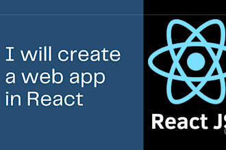create a stunning web app in react