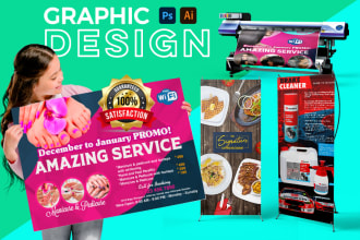 do fast and attractive graphic design