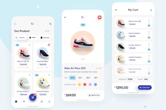 develop ecommerce hybrid mobile app android with ionic