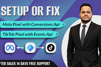 setup tiktok pixel with events API or fix facebook pixel with conversions API
