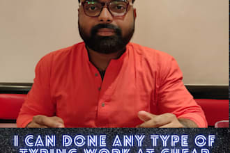 do any type of typing jobs in very cheap rate