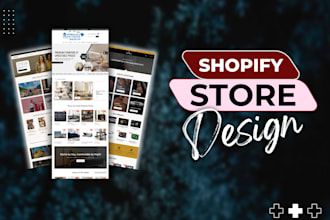 design shopify store or website, branded automated shopify dropshipping store