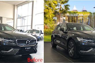 do car change background