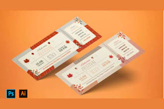 design concert  tickets, raffle tickets, event tickets