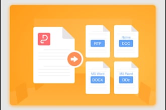 convert PDF to doc, docx or vice versa