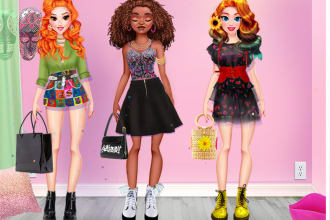 create an amazing cartoons and floral patterns