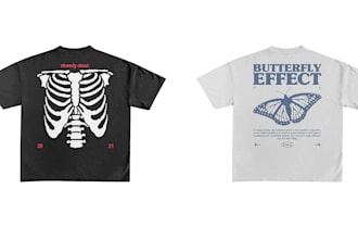 create streetwear t shirt design