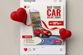create eye catching social media flyer in 3 hours