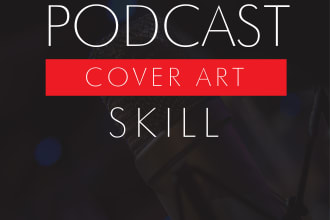 design professional podcast artwork, podcast cover and logo design
