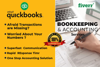 bookkeeper, accountant for clean up in quickbooks online