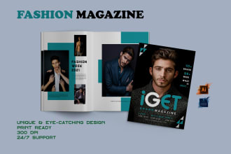 design professional brochure, company profile, catalog and magazine