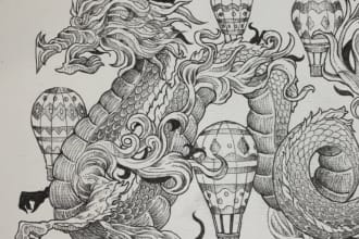 serve you with masterpiece doodle art